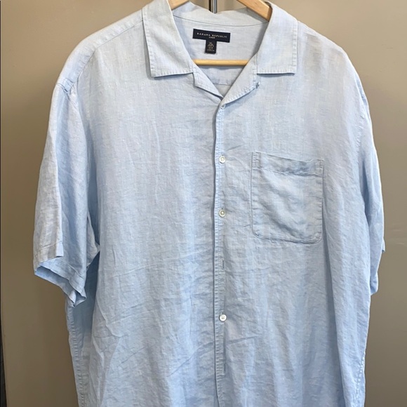 banana republic camp collar